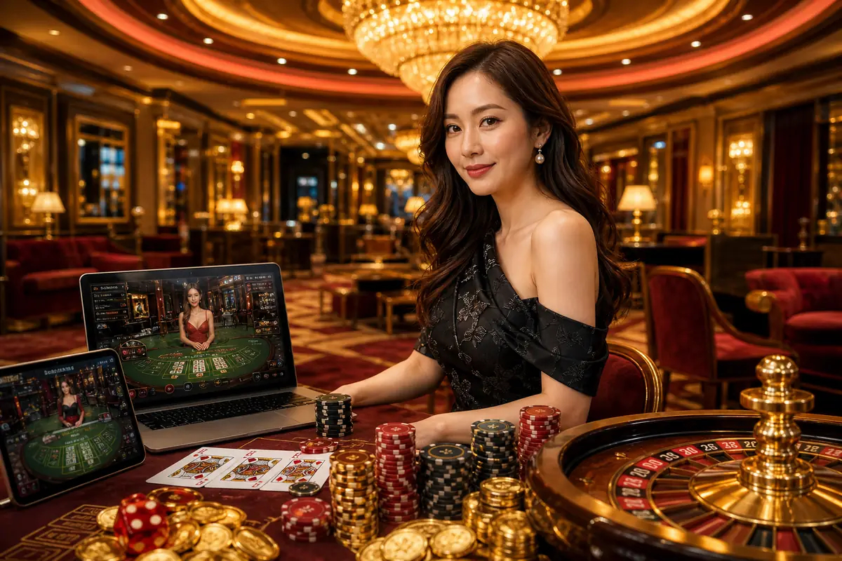 spd88a Casino meja live dealer baccarat